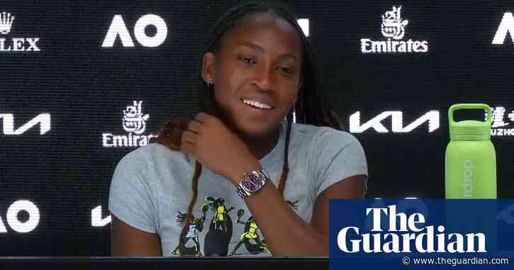 Coco Gauff 'sad' about US TikTok ban after reaching Australian Open quarter-final – video