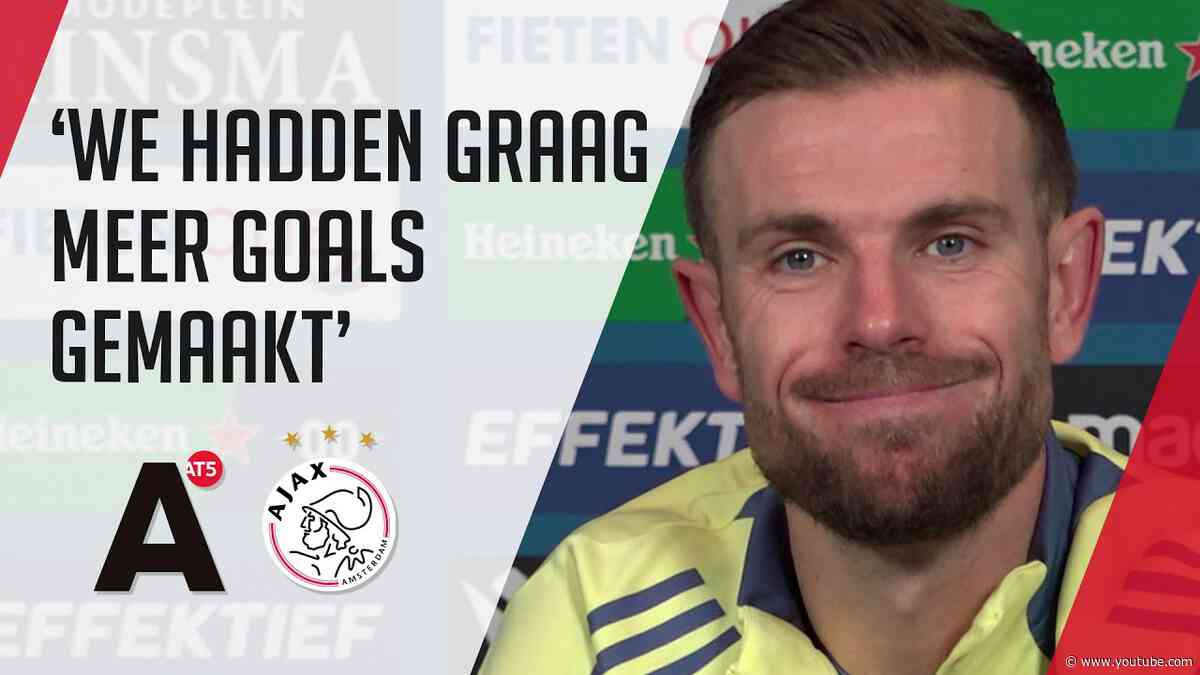 Henderson blij met winst Ajax