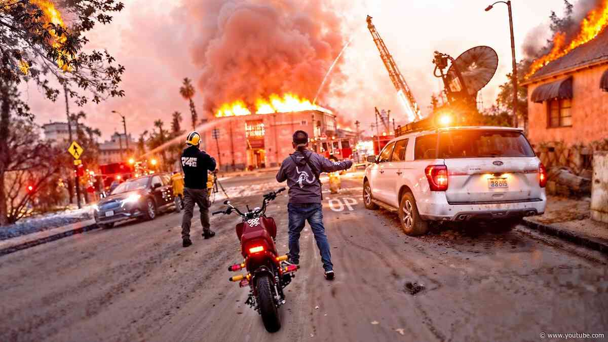 BIKERS RIDE INTO HEART OF LA WILDFIRES | BEST OF WEEK 2025 - #100