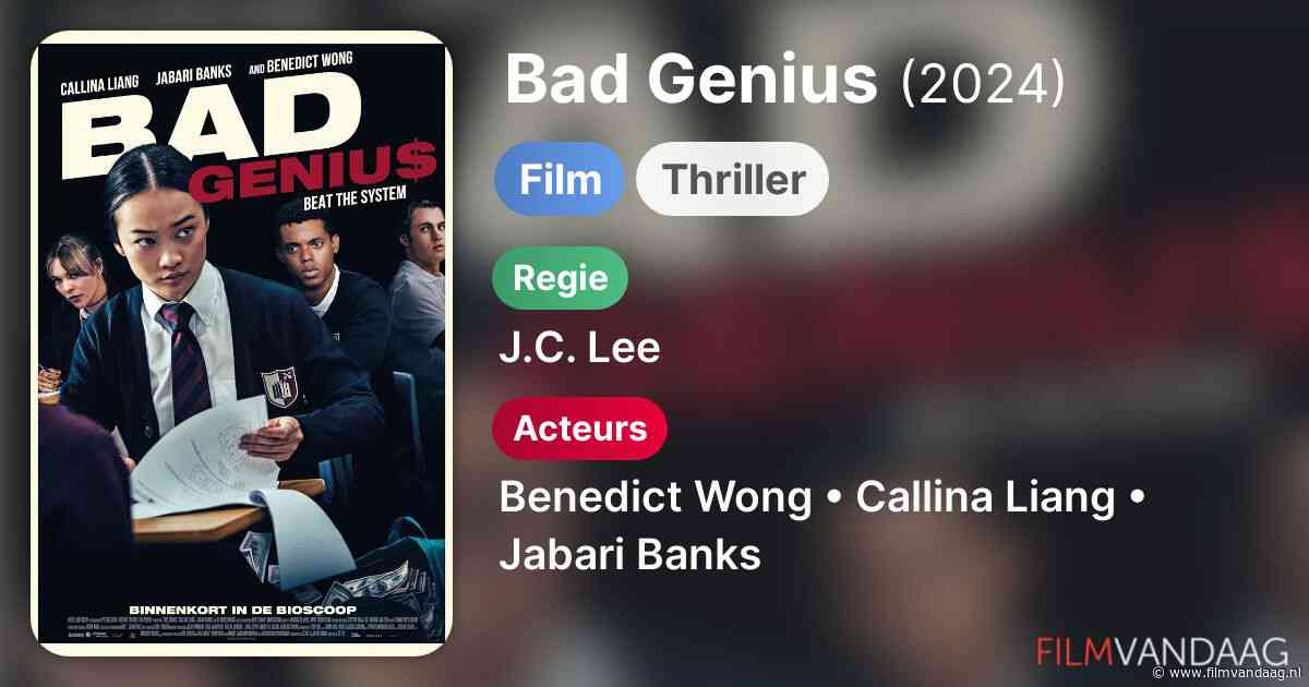 Bad Genius (2024, IMDb: 6.1)