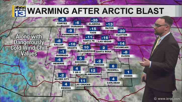 Arctic air continues before warming trend late week