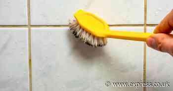 Stained grout will be white and mould-free in 5 minutes if cleaned with 3 household items