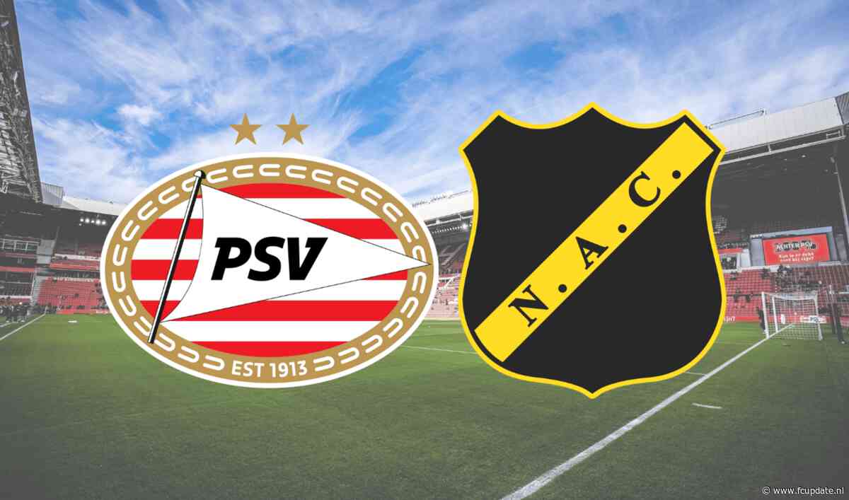 PSV - NAC Breda op tv: hoe laat en waar wordt de wedstrijd uitgezonden?