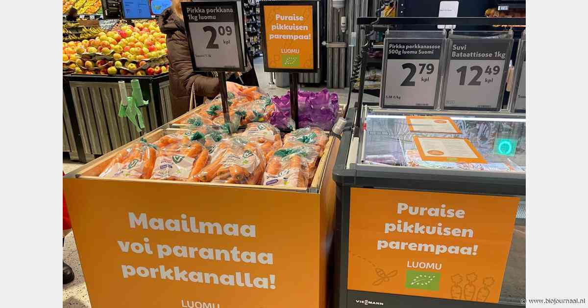 Verkoop bio-wortelen stijgt met 253% na succesvol nudgingexperiment in Finland