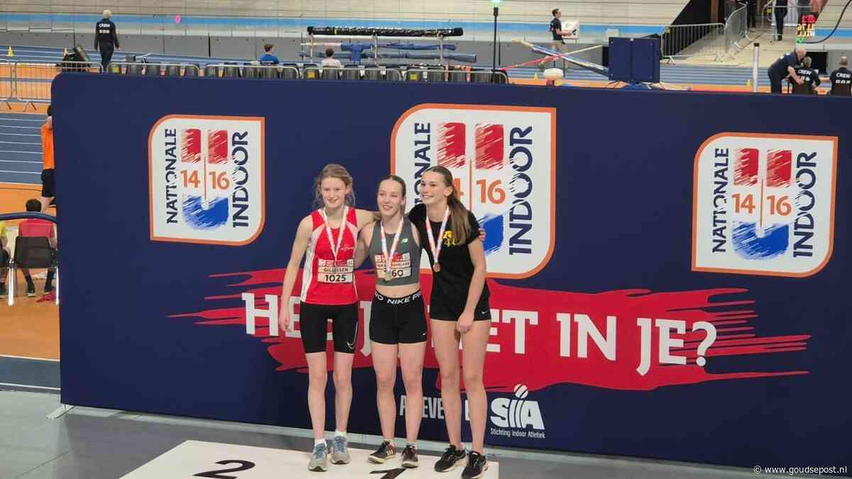 Succesvol Nationale Indoor Atletiek voor junioren AV Gouda