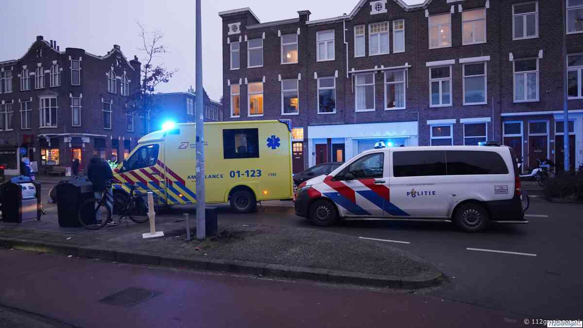 Ongeval op de Paterswoldseweg, 1 gewonde