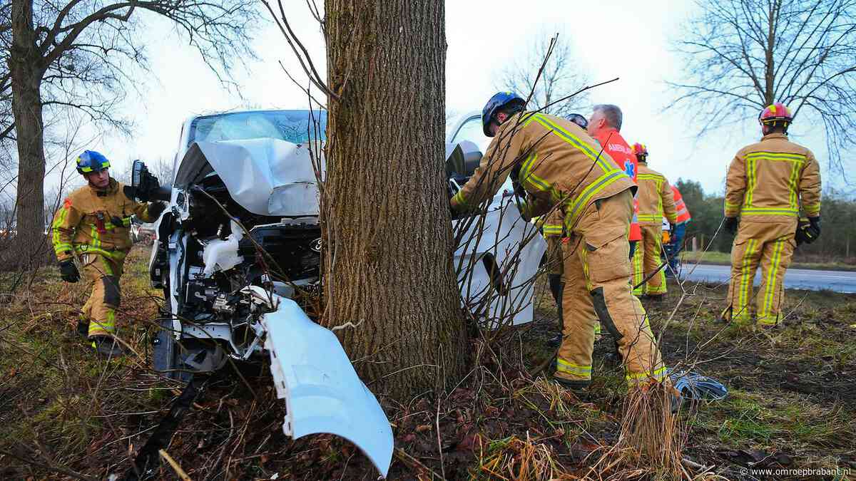 112-nieuws: bestelbusje tegen boom • overval Kruidvat