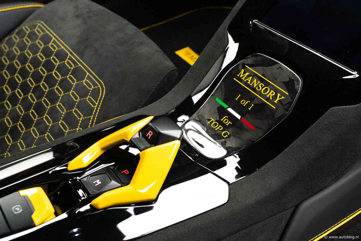 Mansory bouwt custom Lambo voor Andrew Tate