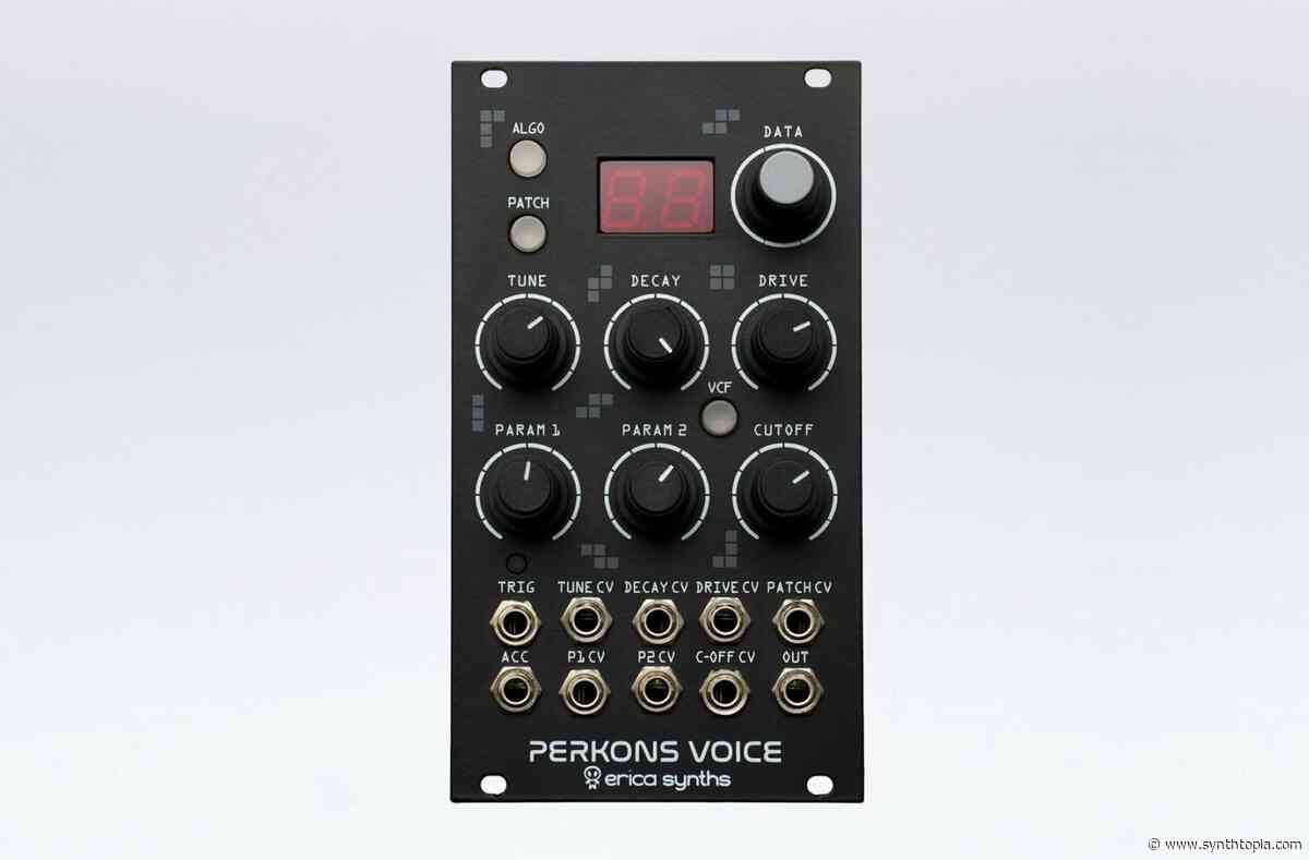 Erica Synths Perkons Voice Module Now Available To Order