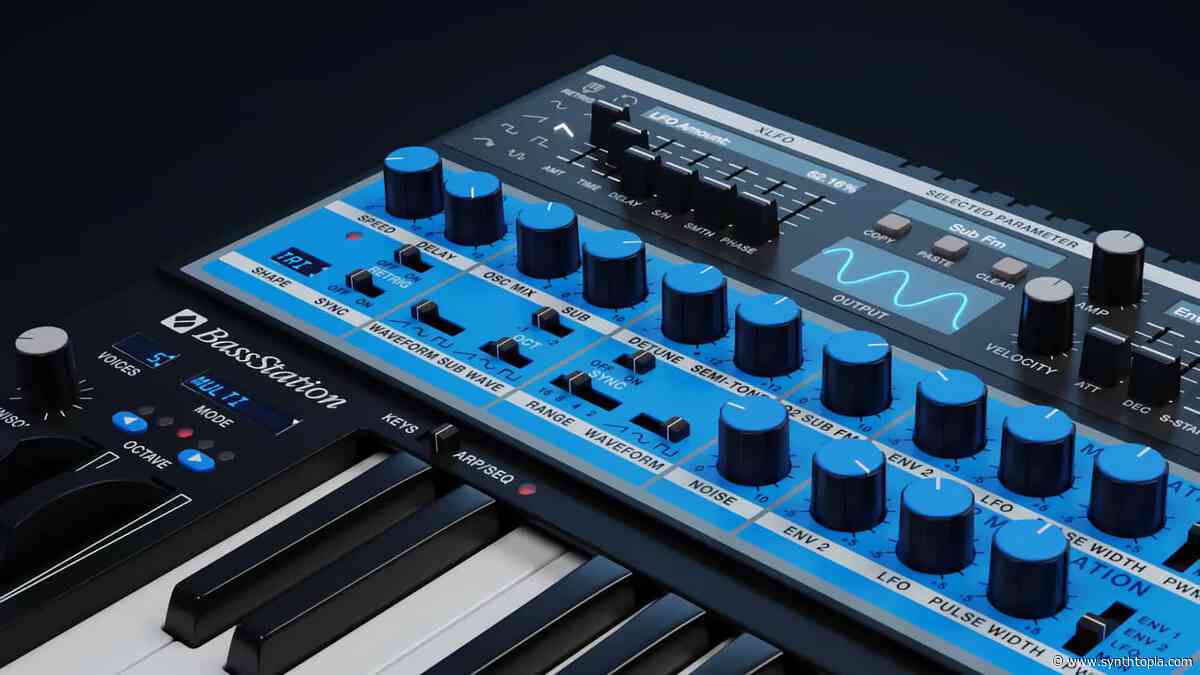 Gforce + Novation Bass Station Plugin Demo