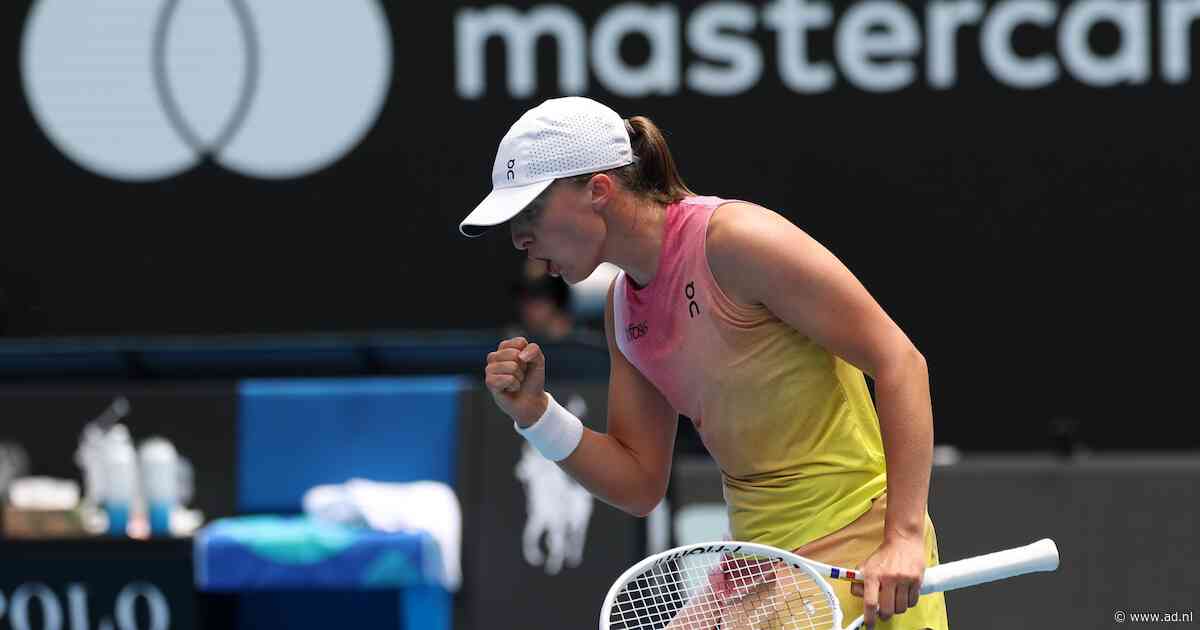 Iga Swiatek blijft in de race voor eerste Australian Open-titel na eenvoudige zege in kwartfinale