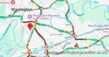 Warrington 'gridlocked' following motorway crash and swing bridges opening