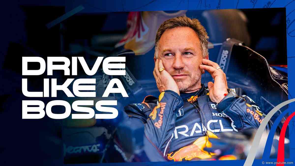 Christian Drives A Red Bull Racing F1 Car For The First Time!