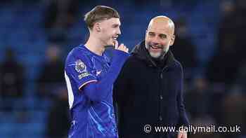 Gary Neville SLAMS Cole Palmer for his post-match chat with Pep Guardiola after Chelsea's 3-1 defeat by Man City - as pundit claims Blues star was 'being PLAYED' by former boss