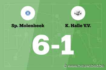 Pauwels scoort drie keer, SP Molenbeek verslaat Halle VV