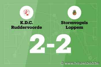 Daring Ruddervoorde en SV Loppem delen de punten