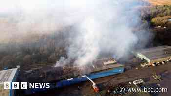 Industrial unit destroyed in large blaze