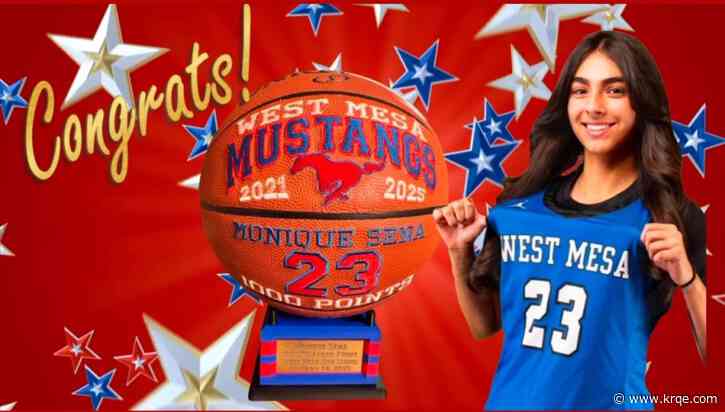 West Mesa's Monique Sena reaches 1,000 career points