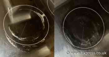 I removed stubborn stains from my oven hob in minutes using 1 magic tool