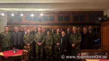 Delegation der „Reichenhaller Jager“ beim traditionellen Essen mit Bürgermeistern in Aschau