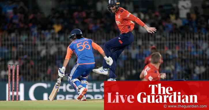 India v England: third men’s cricket T20 international – live