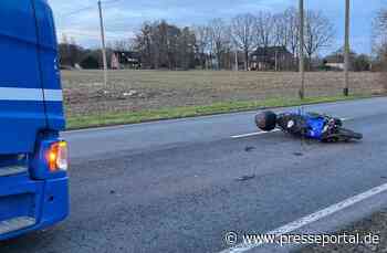 POL-COE: Coesfeld, Goxel, B525/ Rollerfahrer von zwei Fahrzeugen erfasst