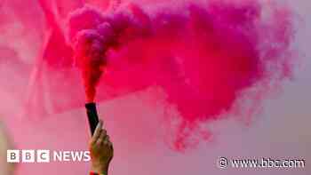 Non-league club fined over smoke bomb celebration