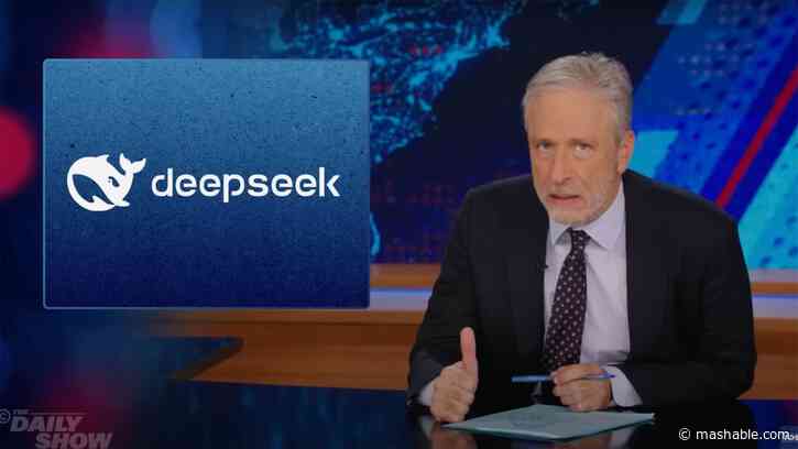 Jon Stewart weighs in on DeepSeek AI hammering the U.S. stock market