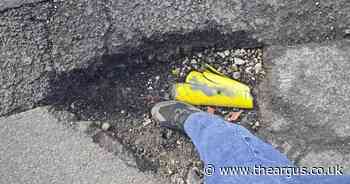 'Horrendous' pothole spotted at junction of busy road