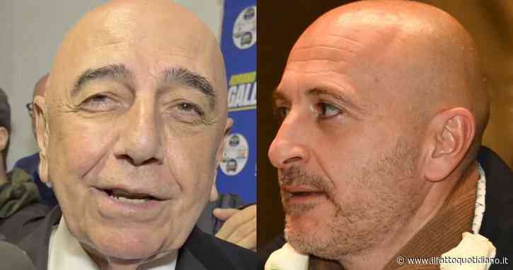 “Ti prego, Ausilio, prestaci Palacios”: le immagini della telefonata tra Galliani e il ds dell’Inter Ausilio per il difensore argentino – video