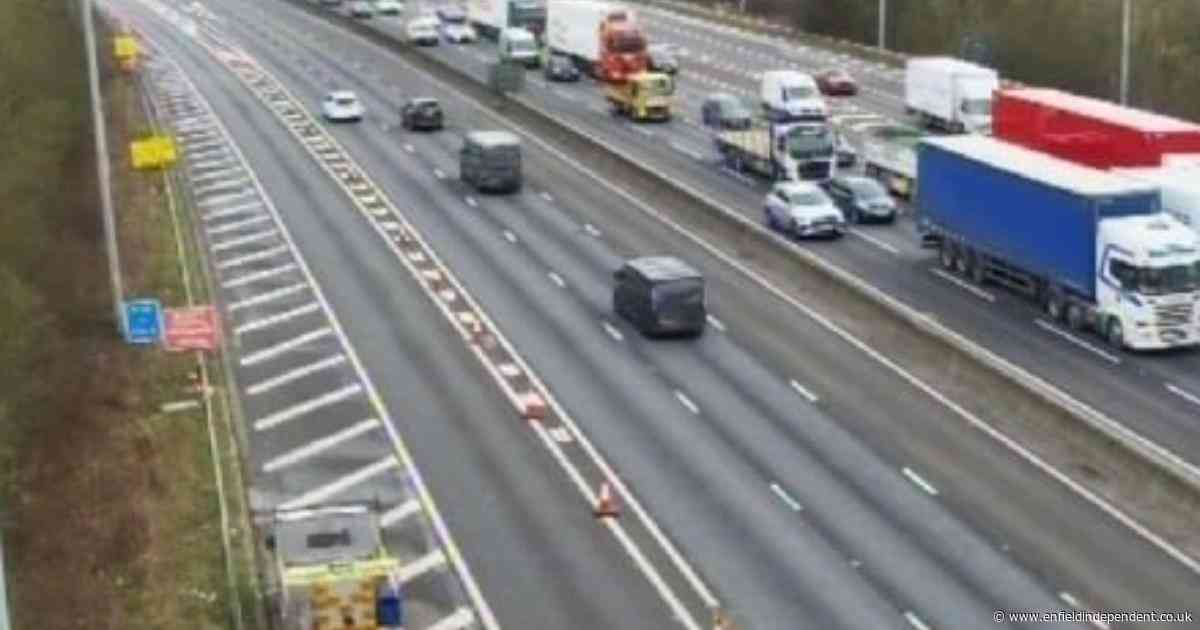 LIVE updates as M25 shut after 'multiple-vehicle crash'