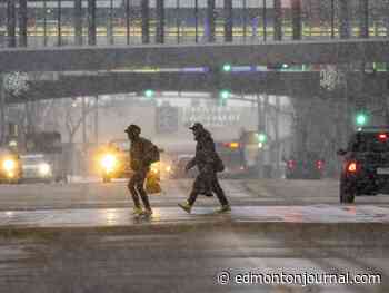 Edmonton weather: Snow and slush for the next few days