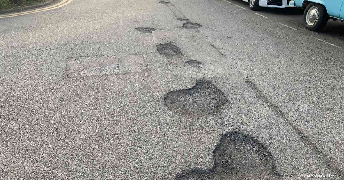 Hertfordshire the 'worst offender' for refusing to fill potholes