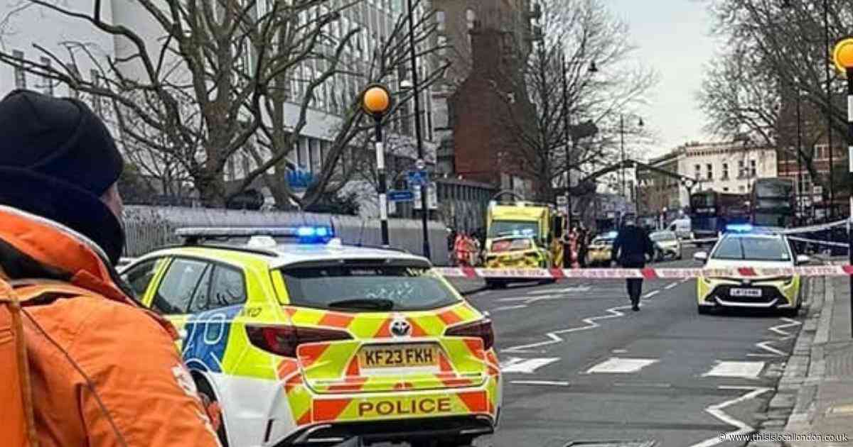 Two arrested after man, 18, stabbed on busy East Ham road