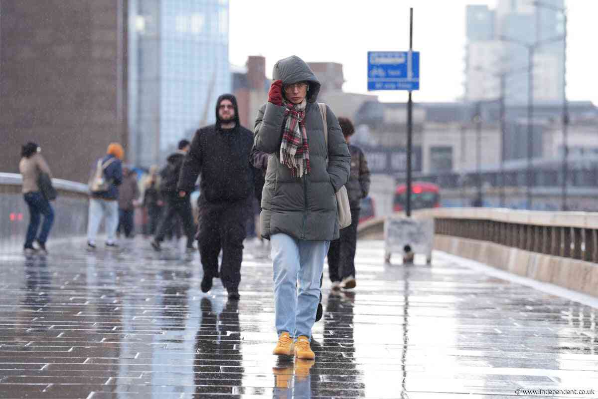 Storm Ivo brings heavy rain to UK as Met Office issues new weather warnings for ice