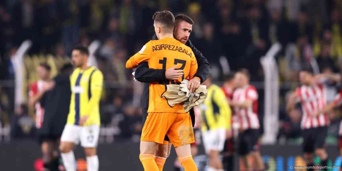 Agirrezabala será el titular en la portería del Athletic ante el Viktoria Plzen