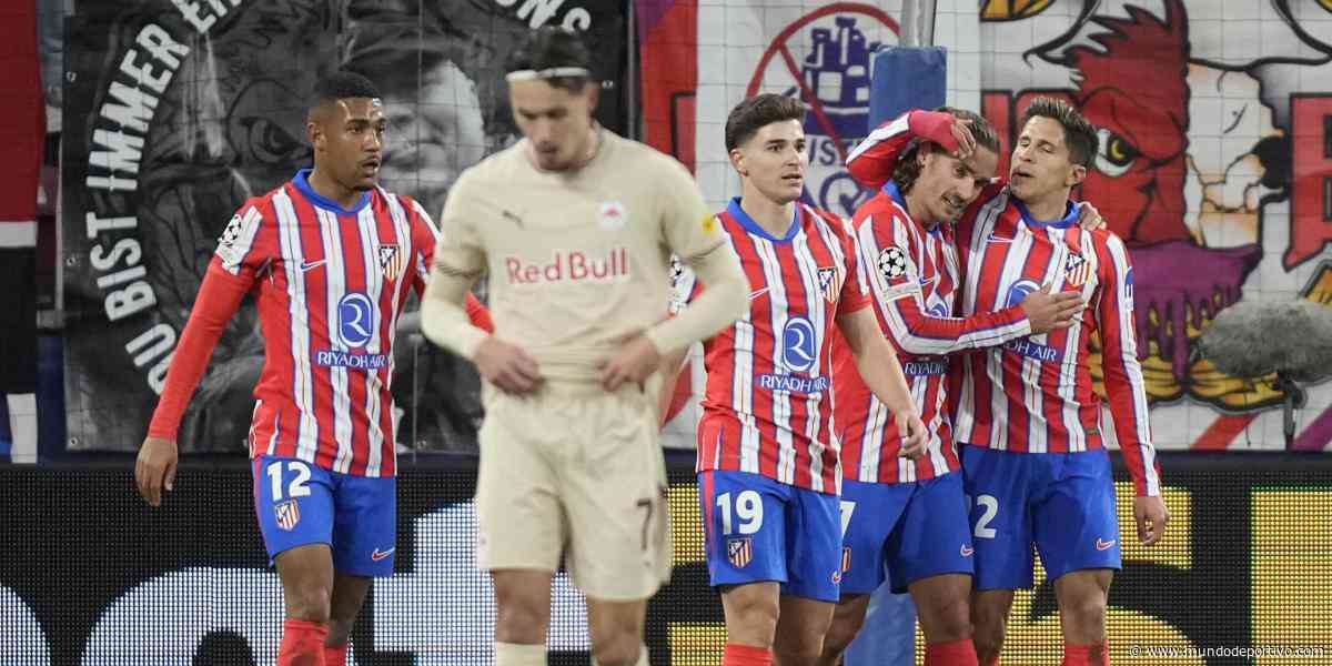 El Atlético vuela en Salzburgo a los octavos de final