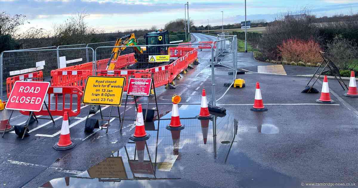 Locals frustrated as month-long closure put in place on Cambridge road