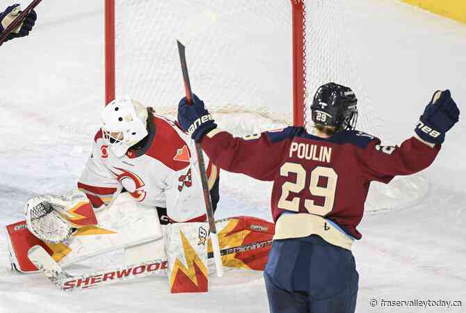 Poulin scores hat trick, lifts PWHL-leading Victoire to 4-1 win over Charge