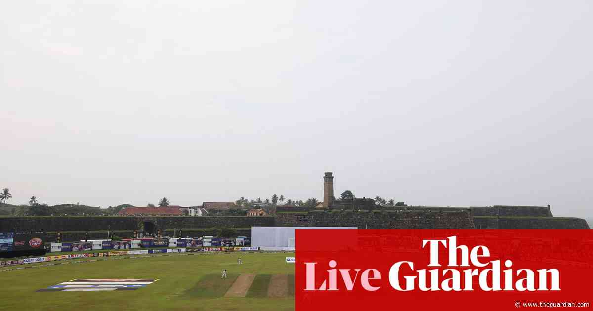 Sri Lanka v Australia: first men’s cricket Test, day two – live