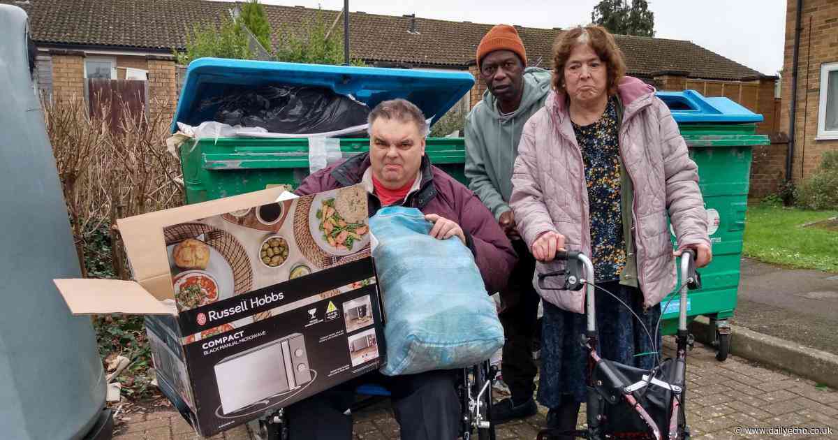 'Contaminated' recycling bins finally emptied after seven-week wait