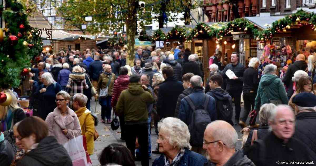 More visitors to York Christmas Market - but nearly a third say it's too busy