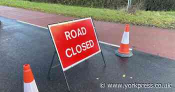 Shed load of meat blocking road in North Yorkshire
