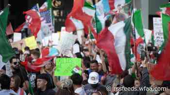 'What would we do without our immigrants?' | Nearly 800 people gather downtown for immigration protest and march