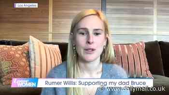 Rumer Willis gives health update on dad Bruce Willis amid dementia battle as she praises her mother Demi Moore 'for never pitting him against her' after their split when she was 11