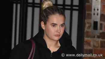 Molly-Mae Hague is slapped with her first parking ticket of the year on £200,000 G Wagon as she leaves her office makeup free in Cheshire
