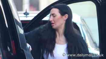 Annie Kilner jets back to England with her sons after they reunited with Kyle Walker to watch his AC Milan debut - as trip brings fresh hopes of a future together in Italy