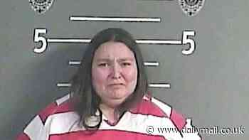 Obese woman grimaces in mugshot after starving and torturing child at home