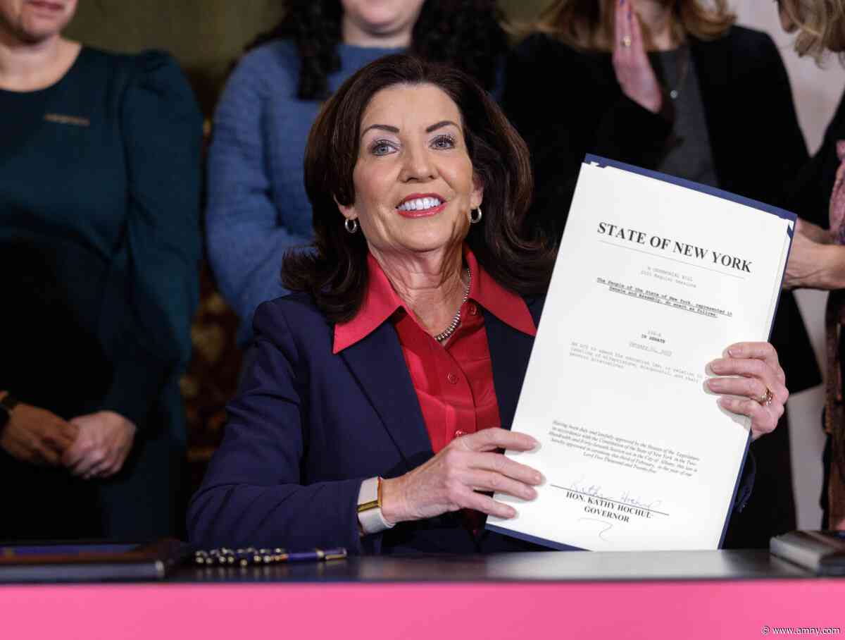 ‘I’ll never back down’: Hochul doubles down on pledge to protect reproductive rights in signing new prescription laws