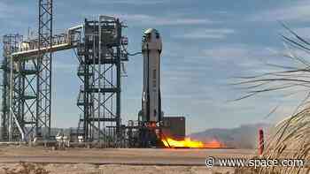 Blue Origin mimics moon gravity on 1st-of-its-kind New Shepard suborbital research flight (video)